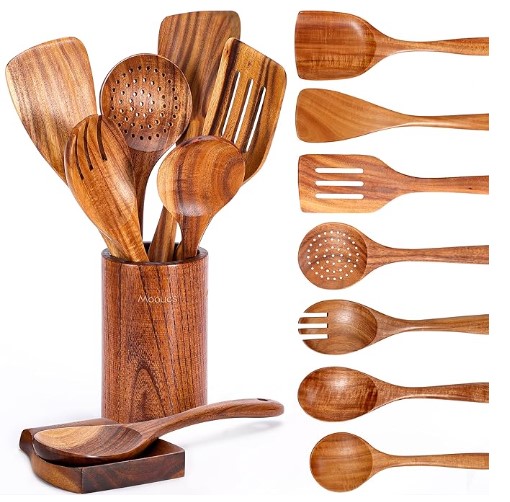 Mooues Teak Utensiles
