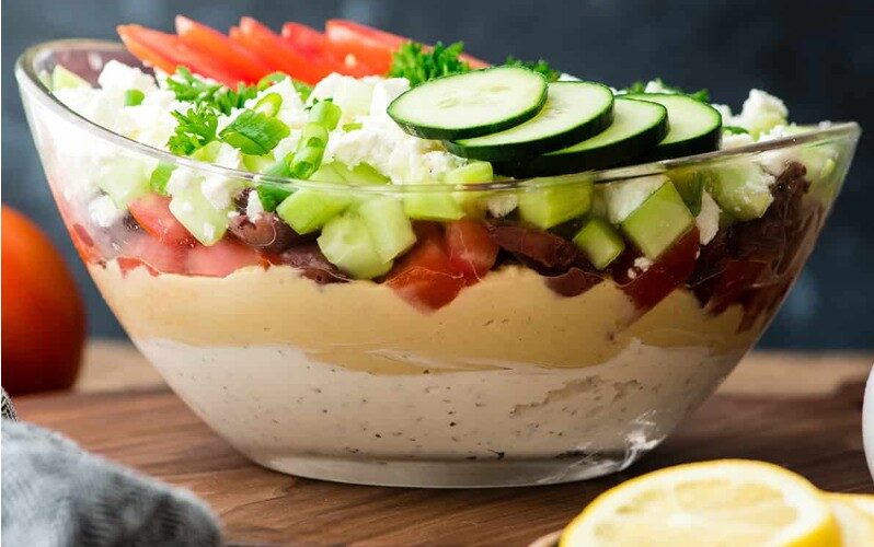 Appetizer Layered Greek Dip