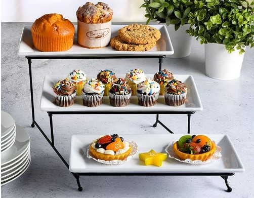 Gibson 3-Tier Plate Set